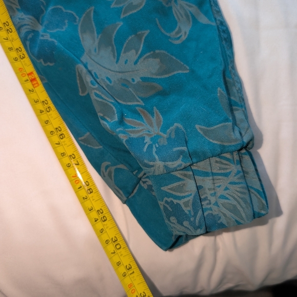 Amnesia teal cargo joggers NWT Size large - Picture 5 of 5